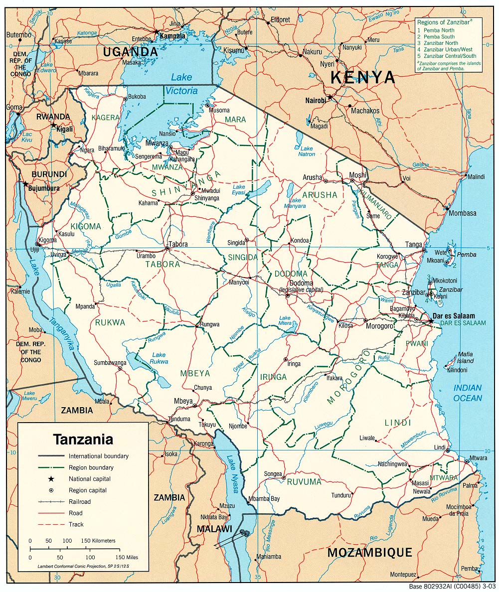 아프리카 지도 동아프리카 지도 탄자니아 지도 Tanzania map 네이버 블로그